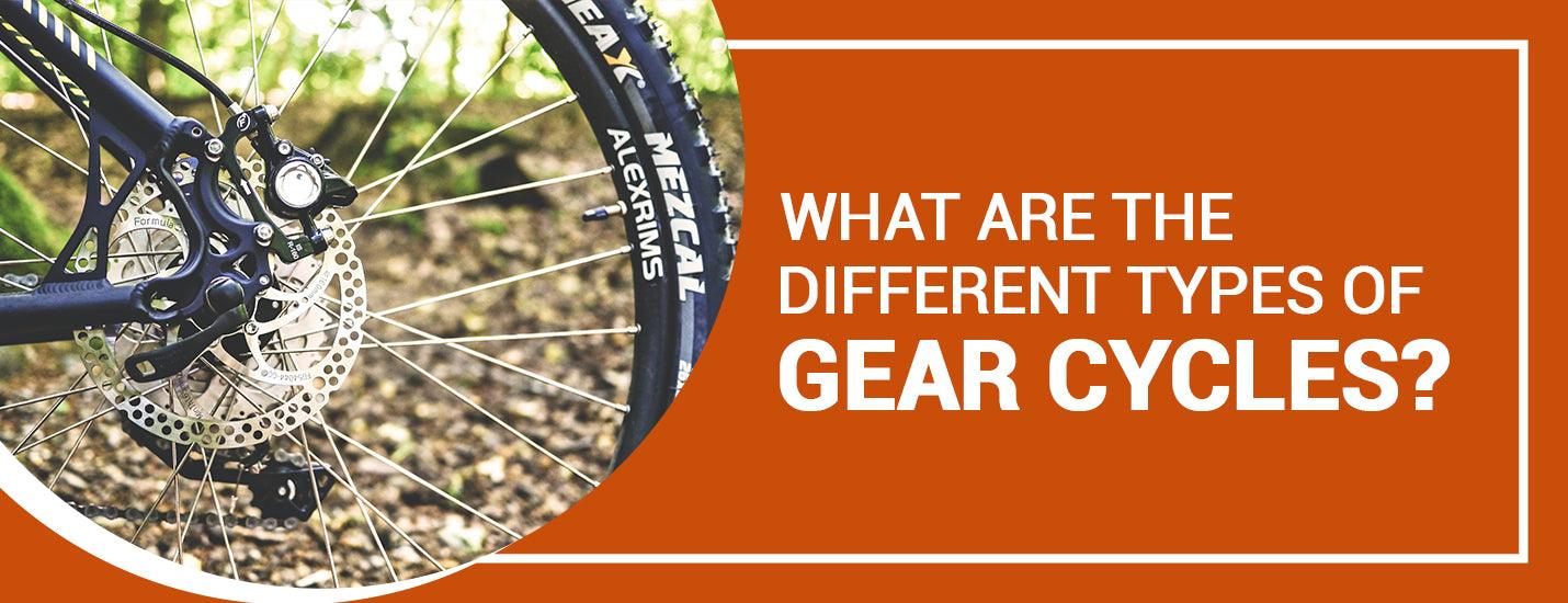 Bicycle best sale gear types