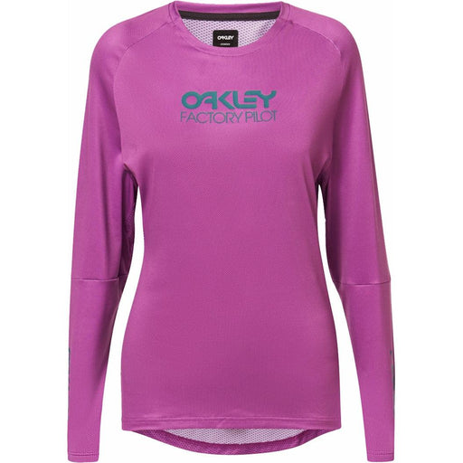 OAKLEY Women's Factory Pilot Ls Jersey Ii - Extra Small - Ultra Purple - Adventure HQ