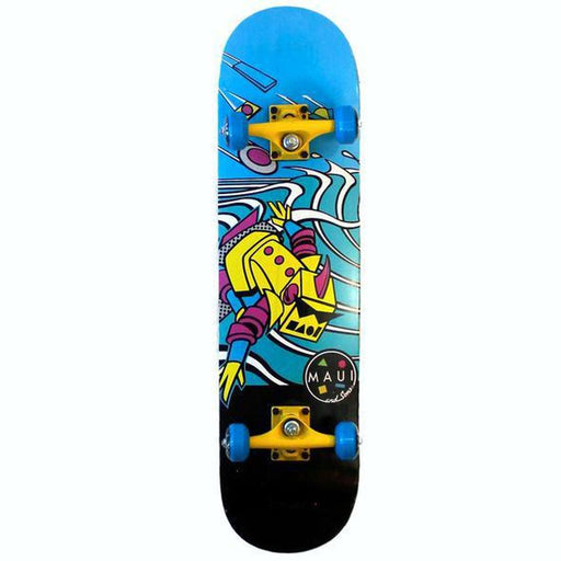 MAUI AND SONS Kid's Invasion Traditional Skateboard - 31 Inches - Adventure HQ