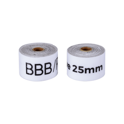 BBB Rimtape High-pressure Adhesive 2 Pieces 25 MM - White - Adventure HQ