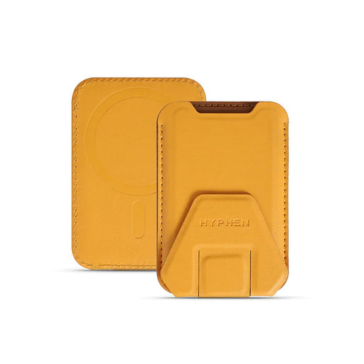 HYPHEN Magsafe Wallet Card Holder With Stand - Orange - Adventure HQ