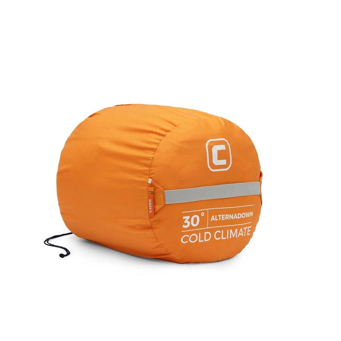 CORE EQUIPMENT Core 30 Degree Alternadown Cold Climate Sleeping Bag - Orange - Adventure HQ