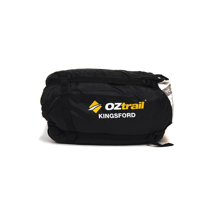 OZTRAIL Kingsford Sleeping Bag - Grey - Adventure HQ
