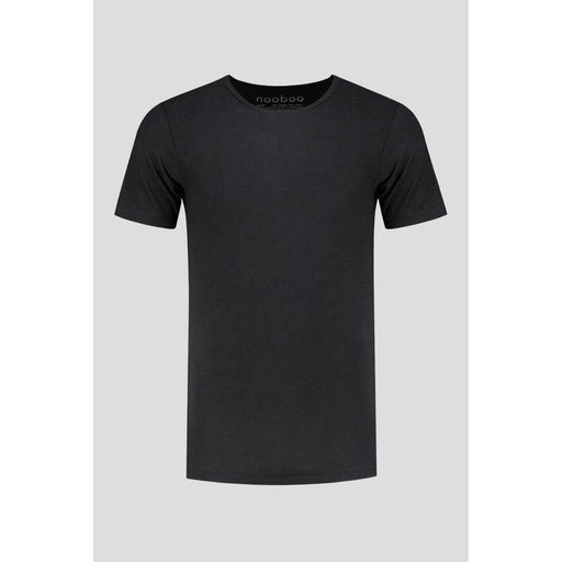 NOOBOO Men's Luxe Bamboo Crew Neck T-Shirt Large - Black - Adventure HQ