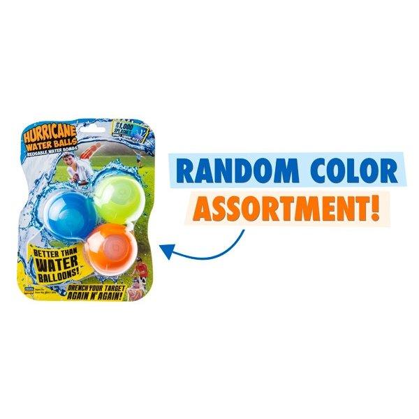 TOY PRO Kid's Hurricane Re-Usable Ball 3 Pack - Adventure HQ