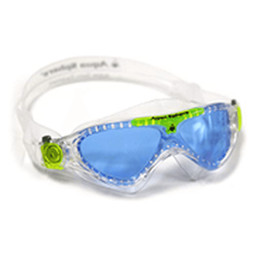 AQUA SPHERE Kid's Vista Junior Swimming Goggles - Lime - Adventure HQ