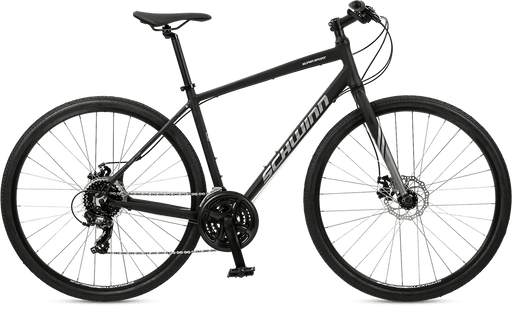 SCHWINN Men's Super Sport Hybrid Bike Large - Black - Adventure HQ