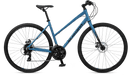 SCHWINN Women's Super Sport Hybrid Bike Small - Light Blue - Adventure HQ