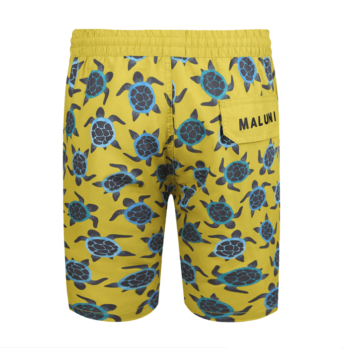 MALUNI Men's Mid Shorts - Yellow - Adventure HQ