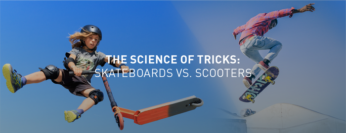 The Science of Tricks: Skateboards vs. Scooters