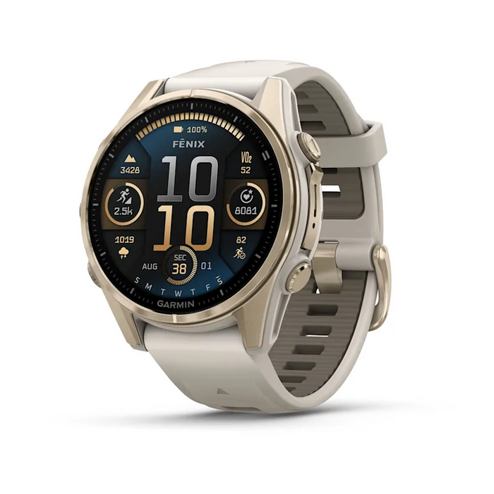 GARMIN Fenix 8 Amoled Sapphire Soft Gold 43mm