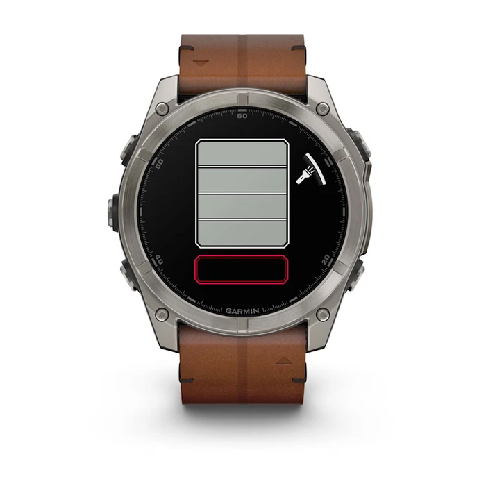 GARMIN Fenix 8 Amoled Sapphire Bare Titanium 51mm