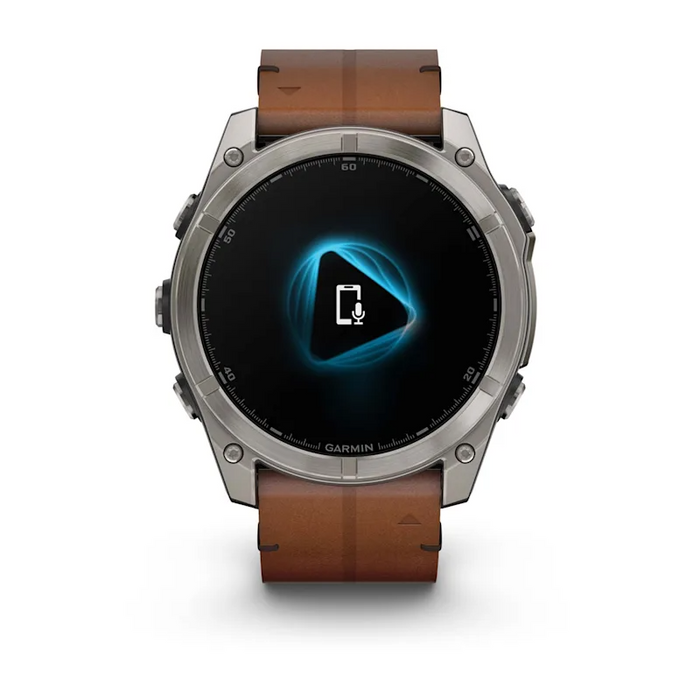 GARMIN Fenix 8 Amoled Sapphire Bare Titanium 51mm