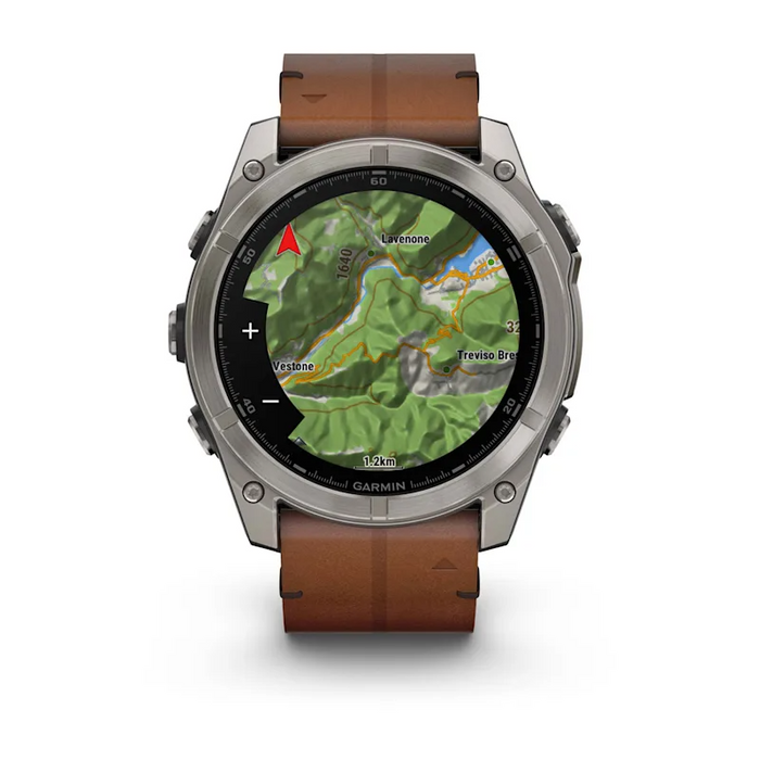 GARMIN Fenix 8 Amoled Sapphire Bare Titanium 51mm