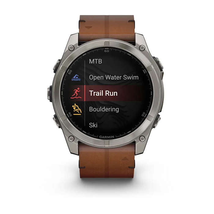 GARMIN Fenix 8 Amoled Sapphire Bare Titanium 51mm