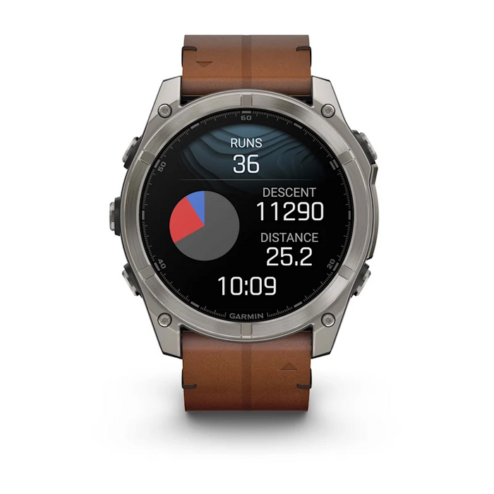 GARMIN Fenix 8 Amoled Sapphire Bare Titanium 51mm