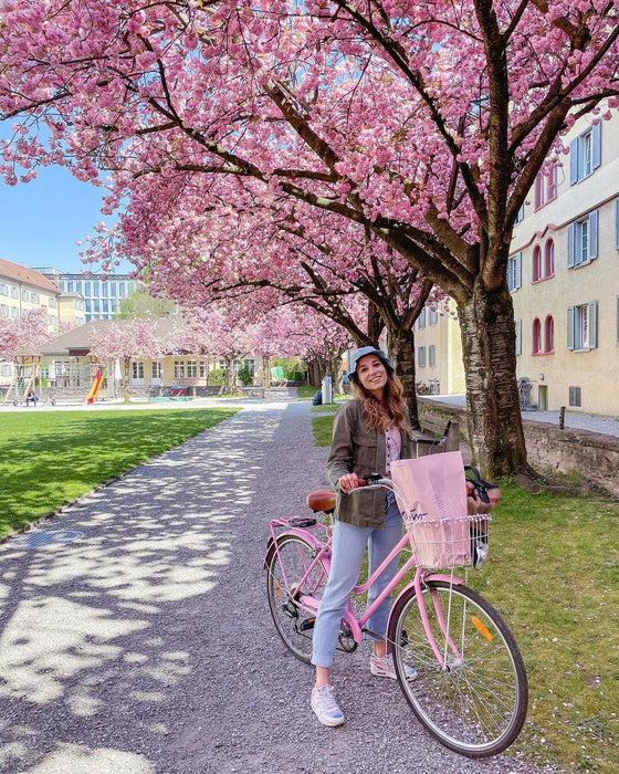 REID CYCLES Ladies Classic 7-Speed Vintage Bike Pink