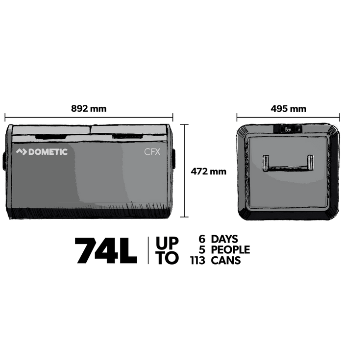 Dometic Cfx3 Cooler 75 Dz