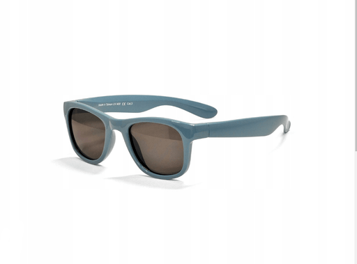 REAL SHADES Kid's Surf Flex Fit Mirror Lens Sunglasses - Steel Blue/Silver - Adventure HQ