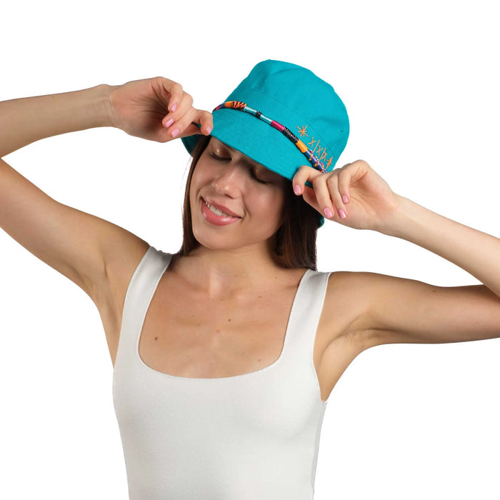 HAPPY-NES Women's Sporty Sunblock Bucket Hat