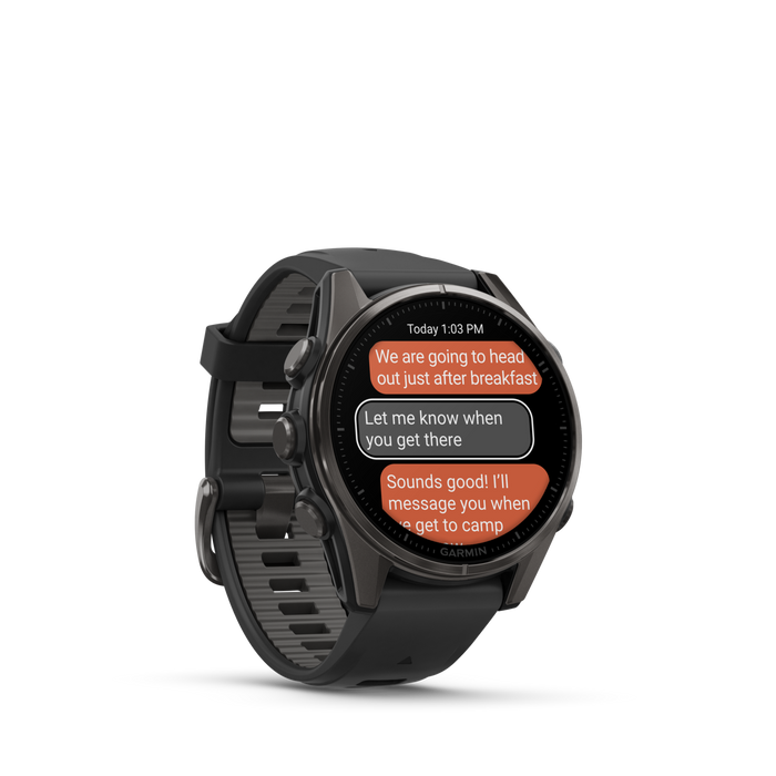 GARMIN Fenix 8 Amoled Sapphire carbon gray 43mm