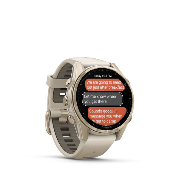 GARMIN Fenix 8 Amoled Sapphire Soft Gold 43mm