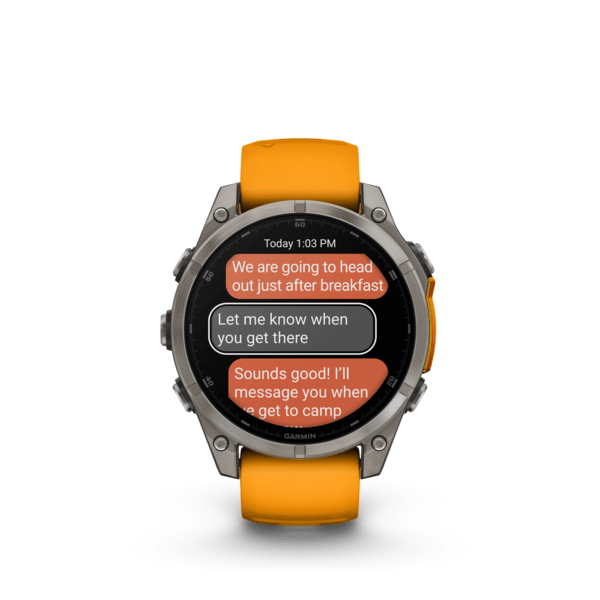 GARMIN Fenix 8 Amoled Sapphire Titanium 47mm