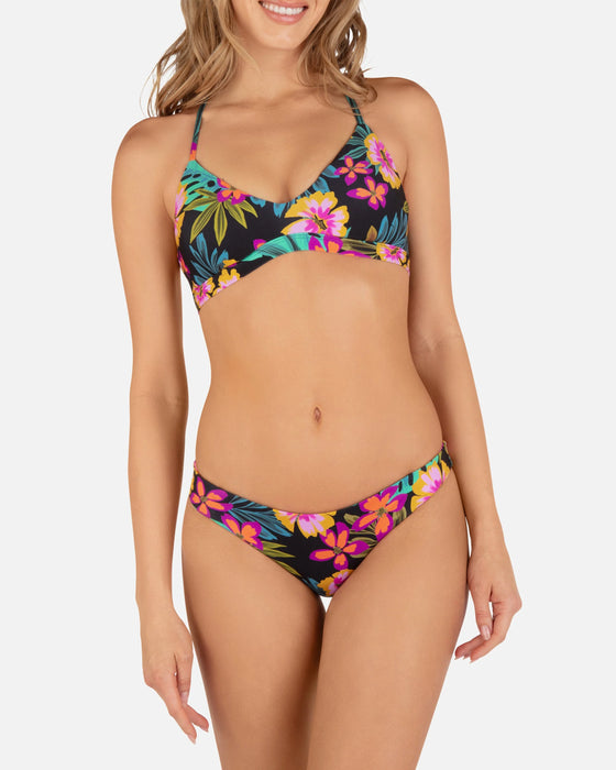 HURLEY Women's Fiji Fantasy Adjustable Bikini Top