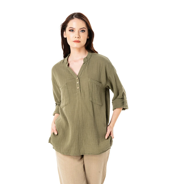 JUST NATURE Women's Katty Top Double