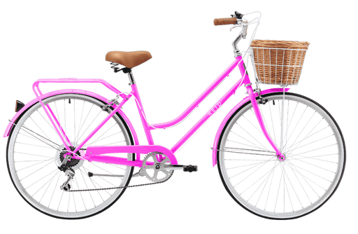 Buy REID CYCLES Ladies Classic 7 Speed Vintage Bike Hot Pink Adventure HQ