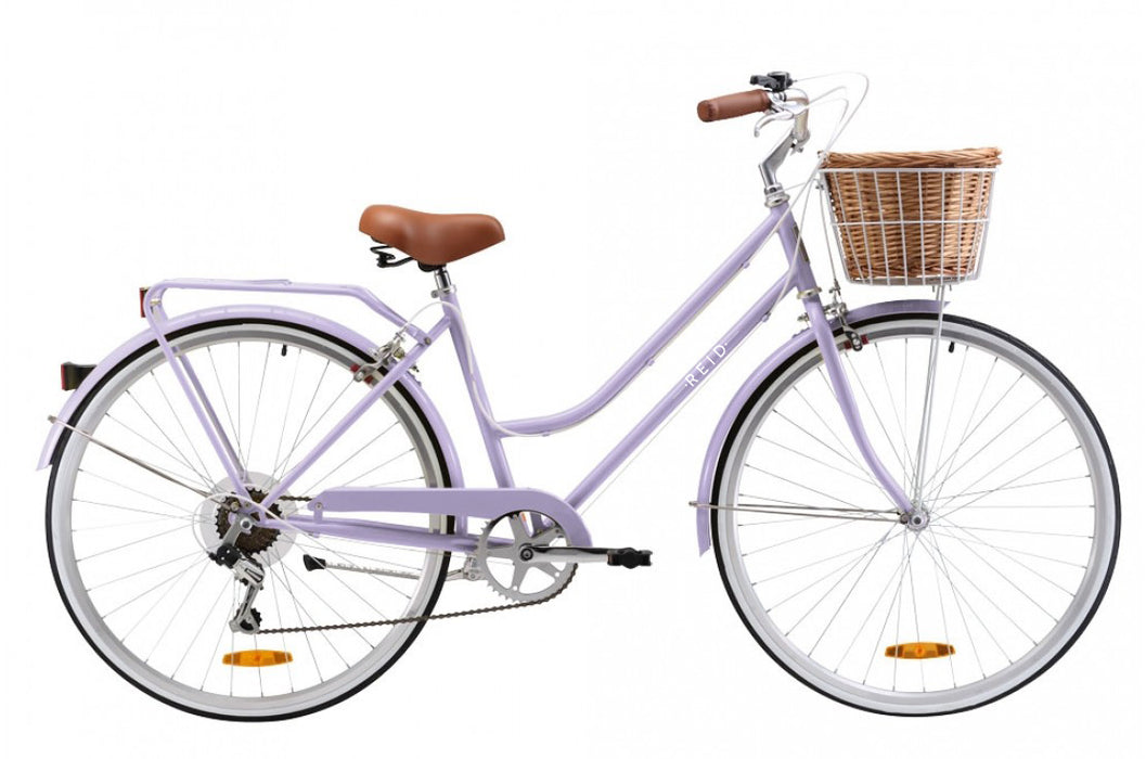 REID CYCLES Ladies Classic 7-Speed Vintage Bike Lavender