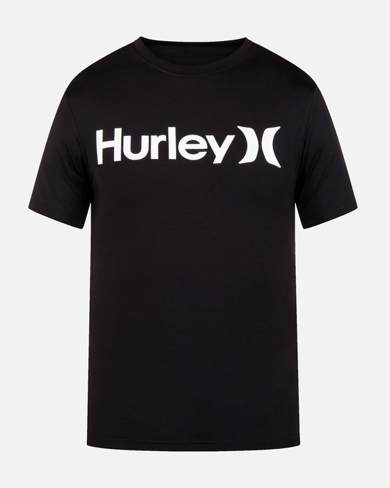 HURLEY Men's One And Only Quickdry Rashguard Shortsleeve