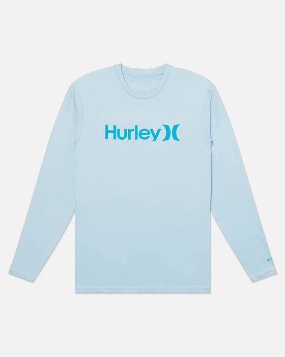 HURLEY Men's One And Only Quickdry Rashguard Long Sleeve