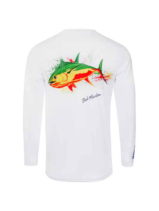 BOB MARLIN GEAR Men's Performance Shirt Rasta Tuna