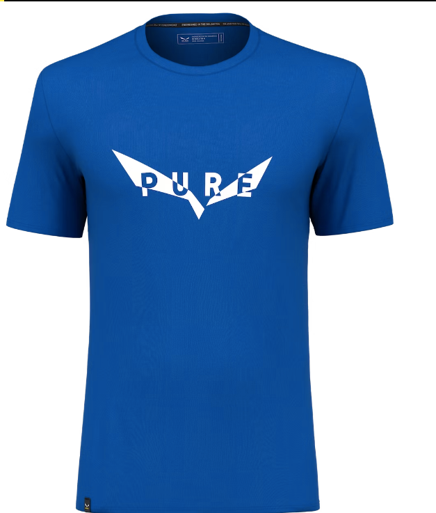 Camiseta Técnica Para Hombre Salewa Pure Design Dry - Manga Corta, Tejido Funcional | Transpirable, Elástica