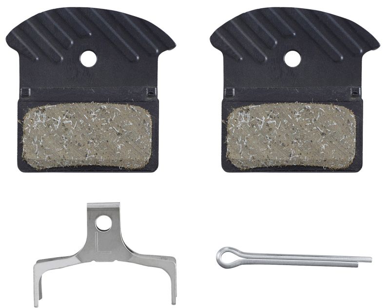 SHIMANO Disc Brake Pad Set Resin J05A Incl SpringSplit Pin 1 Pair
