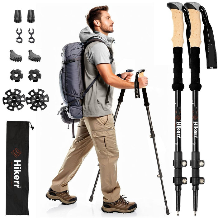 HIKERR - CGT Trekking poles aluminium