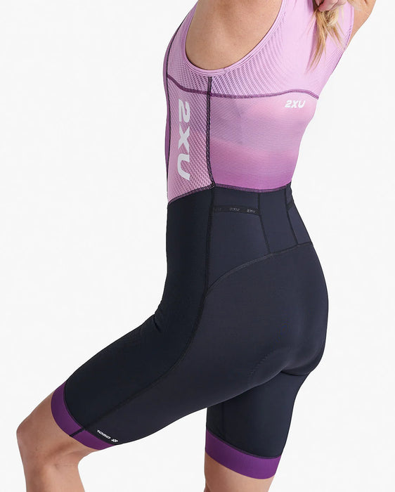 2XU Women's Light Speed Front Zip Trisuit