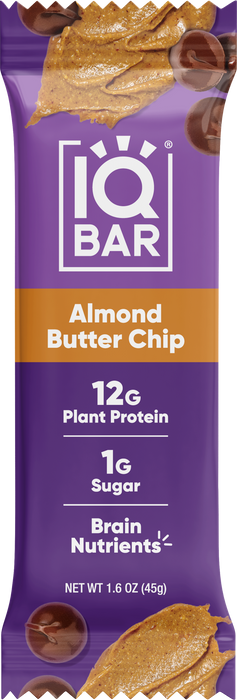 IQ BAR Almond Butter Chip Protein Bar