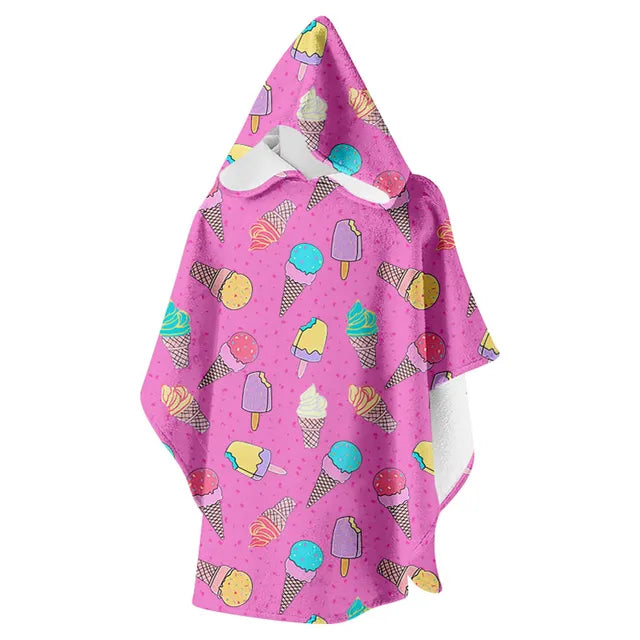 SLIPSTOP Girl's Glace Junior Poncho Towel