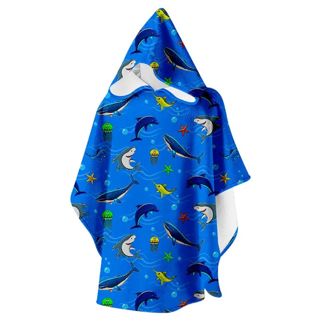 SLIPSTOP Boy's Olympos Junior Poncho Towel