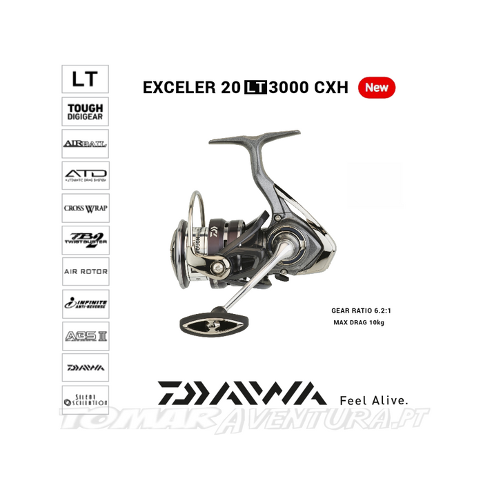 DAIWA Daiwa Reel Exceler 20 Lt 3000 Cxh