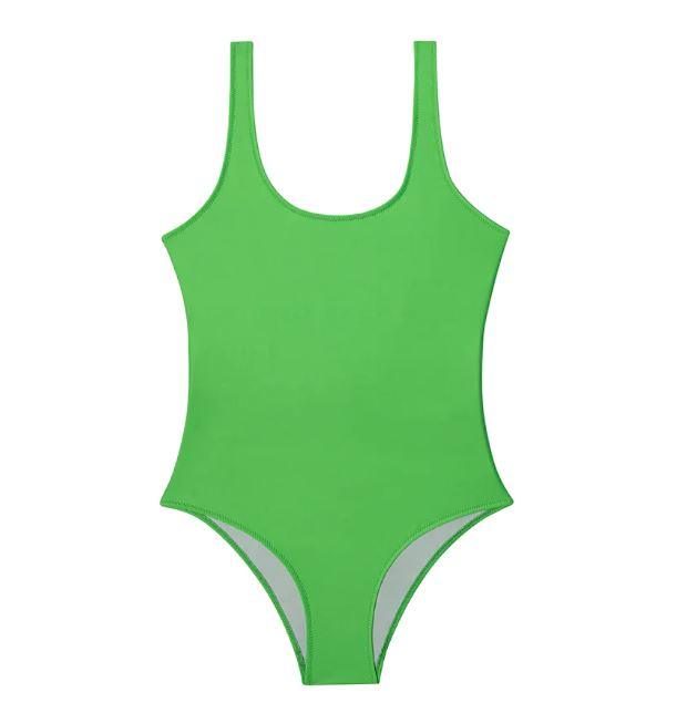 SLIPSTOP Women's Neon Green Adults Swimsuit
