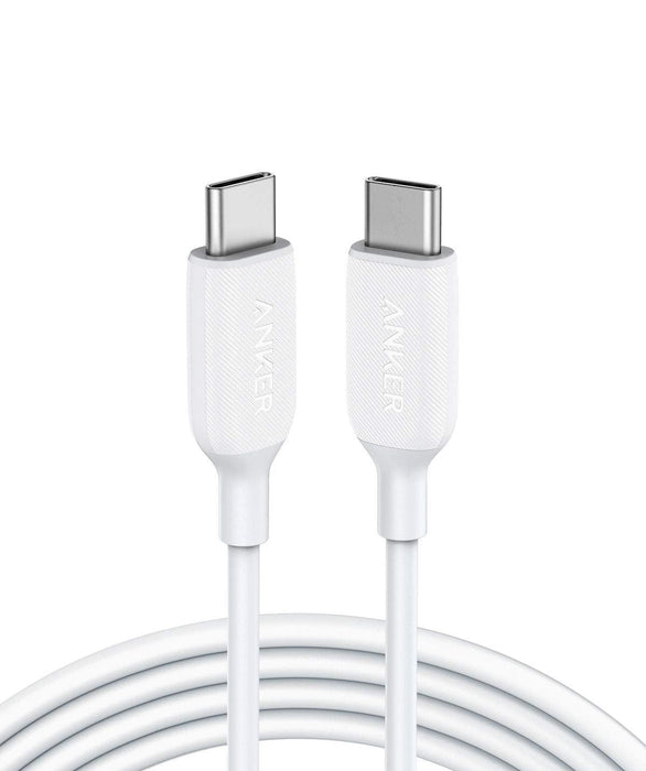 ANKER 322 Usb-C To Usb-C Cable 6Ft Braided - White - Adventure HQ