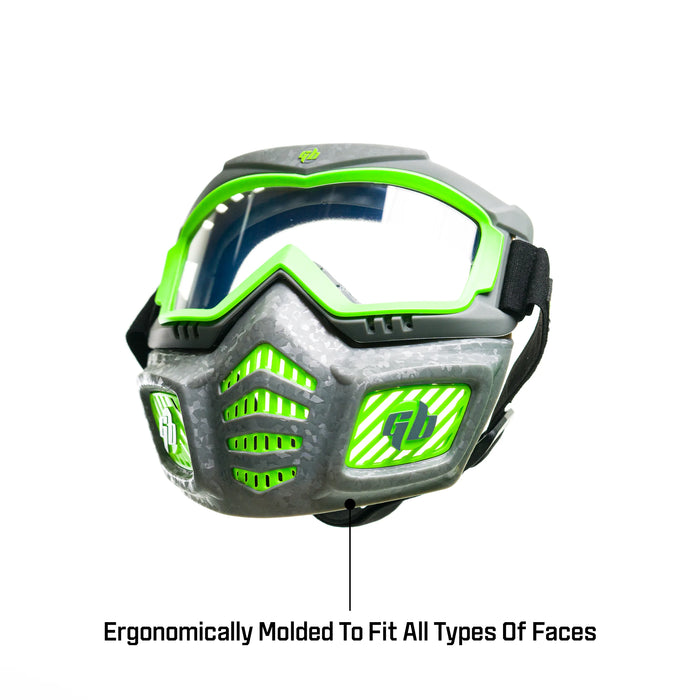 GEL BLASTER Kid's Elite Facemask Accessory With Glow Eye Ring