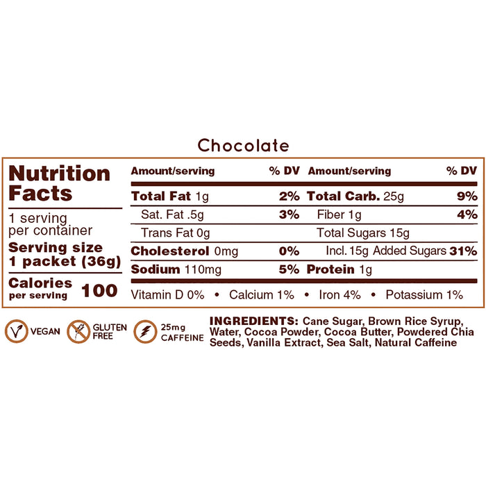 HUMA CHIA Energy Gel - Chocolate