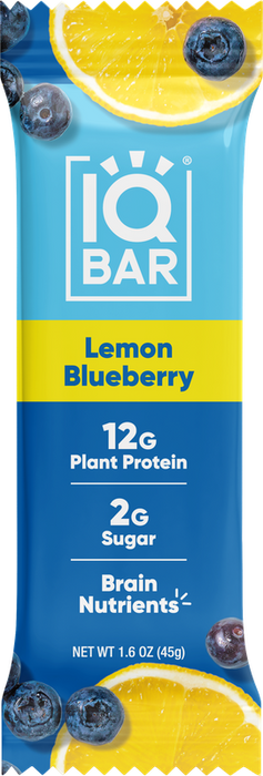 IQ BAR Lemon Blueberry Protein Bar