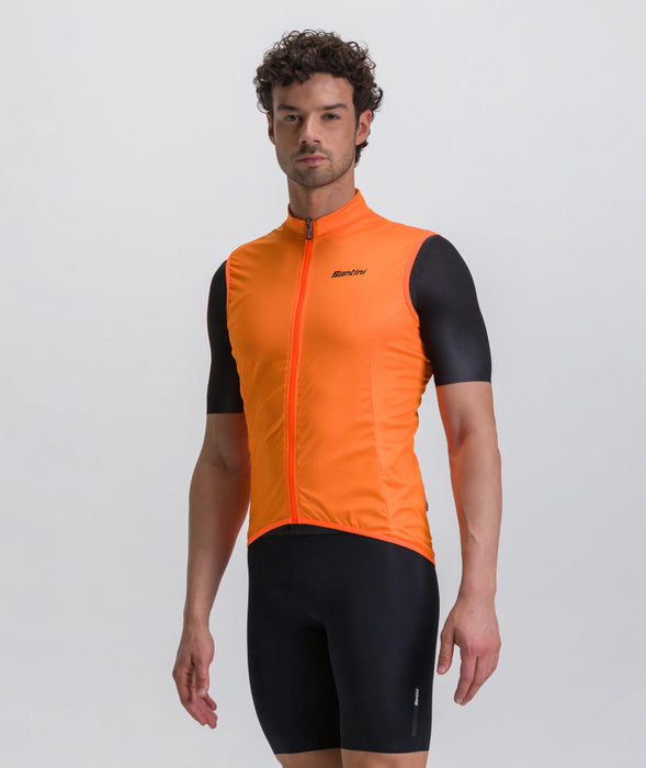 SANTINI Men's Nebula Wind-Vest With Back Pockets