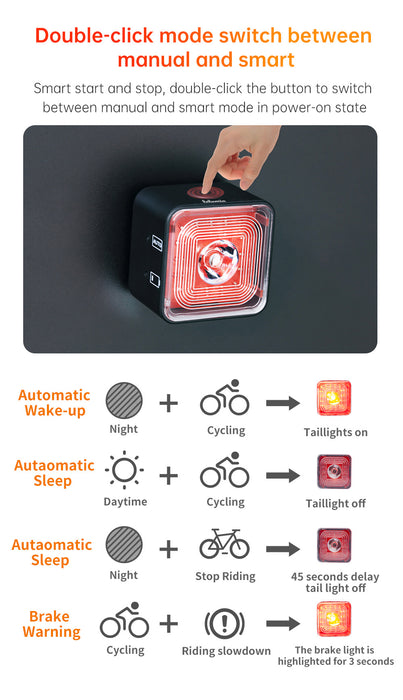 LELUMIA Square Eye Rear Light