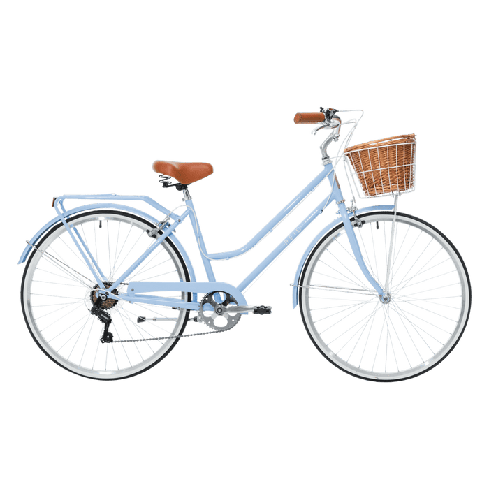 REID CYCLES Ladies Classic 7-Speed Vintage Bike Sky Blue